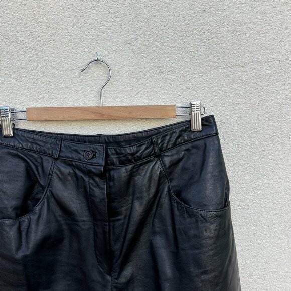 VINTAGE 100% Genuine Leather Pants - Picture 2 of 5